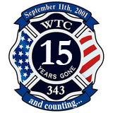 WTC FIRE 15th Anniversary Decal