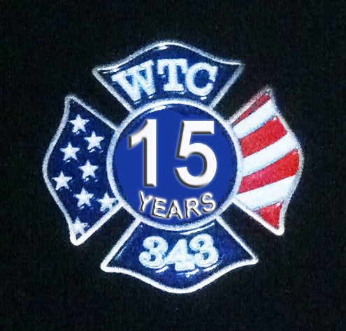 WTC FIRE 15th Anniversary Lapel Pin